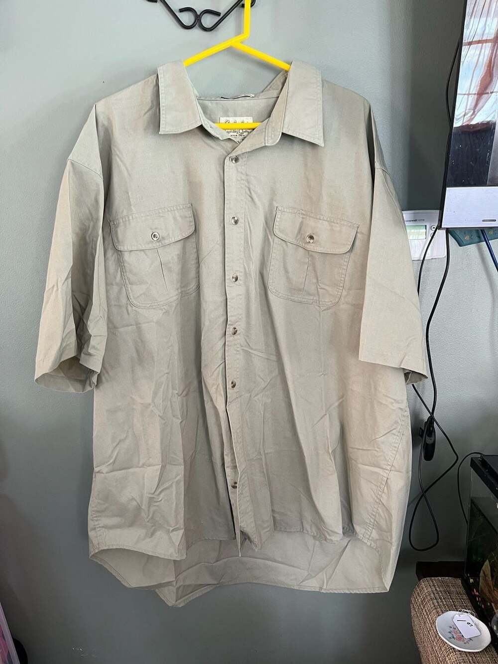 Cabela's Soft Canvas Trail Short Sleeve Work Shirt 3XL